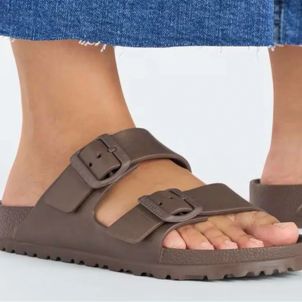 Birkenstock Eva in “Roast” Brown, Double Strap Sandals Size 38 (US 7.5) - Picture 11 of 14